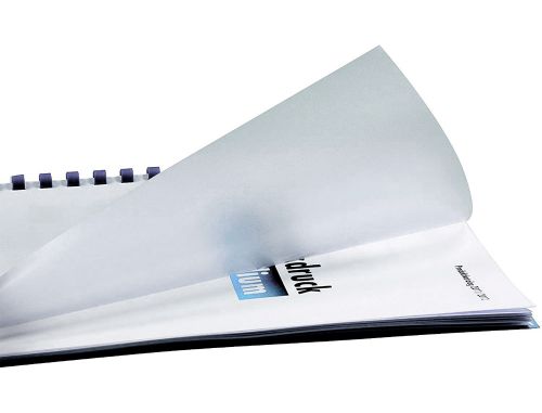 Capa de encadernacao liderpapel polipropileno din a4 0.8 mm transparente pack de 50 unidades , Liderpapel , 64039 , 8423473225343